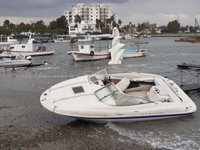 Gazimağusa sahilinde 4 tekne battı