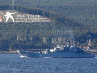 Rus savaş gemisi, Çanakkale Boğazı’ndan geçti