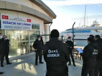 Teos Marina’da ‘Deniz Yoluyla Olası Terör Eylemi Tatbikatı’ yapıldı