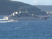 Rus savaş gemisi, Çanakkale Boğazı’ndan geçti