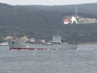 Rus savaş gemisi, Çanakkale Boğazı'ndan geçti