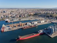 Çelebi Bandırma Limanı'nın iş hacmi 4,4 milyon ton olarak gerçekleşti