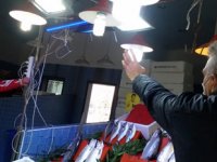 İlkadım’da balıkçılara ‘mor ışık’ hilesi denetimi yapıldı