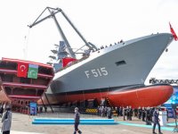 TCG İstanbul (F-515) Fırkateyni denize indirildi