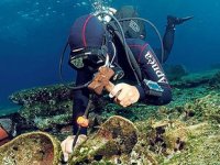 Ege Denizi’nde hazinelerle dolu bir gemi enkazı ortaya çıktı