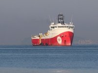 'Barbaros Hayrettin Paşa' sismik araştırma gemisi, Tuzla Limanı'na geldi