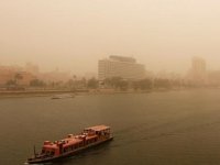 Mısır'da kum fırtınası nedeniyle 3 liman kapatıldı