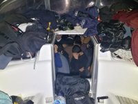 Datça’da yelkenli teknede 114 göçmen yakalandı