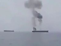 Suriye'de petrol tankerinde yangın çıktı