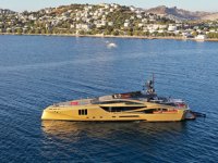 Khallılah isimli mega yat, Bodrum'a geldi