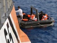 Datça açıklarında 10 düzensiz göçmen kurtarıldı