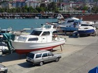 Trabzon’da tekneler, yaz sezonuna hazırlanıyor
