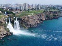 6 aydır köpüren Düden Şelalesi, normale dönüyor