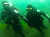 Kahramanmaraş'ta balık adamlar, dalgıçlık eğitimi verdi