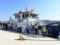 Mavi Körfez 3 gemisi, müsilaj temizliği çalışmalarına destek verecek