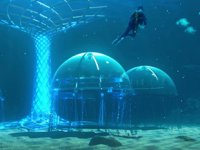 Dünyanın ilk su altı çiftliğinde meyve sebze üretimi tekrar başladı