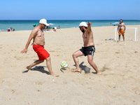 İstanbul'un plajları sporla hareketleniyor