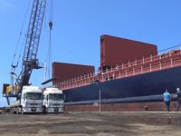 Bartın’dan Avrupa’ya kütük demir ihracatı başladı