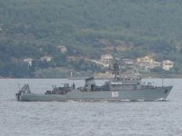 Rus mayın tarama gemisi, Çanakkale Boğazı’ndan geçti
