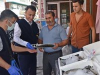 Batman’da balık satış tezgahlarında denetim yapıldı
