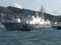 Grigoriy Kuropyatnikov isimli gemi, Sarıyer'e demir attı