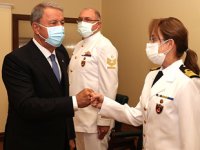 Hulusi Akar, Bahriyeliler ile bir araya geldi