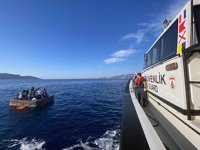 Marmaris’te 57 düzensiz göçmen kurtarıldı
