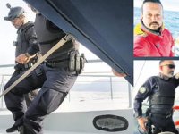 Yunan askerleri, Dardanelles isimli Türk yelkenlisini taciz etti