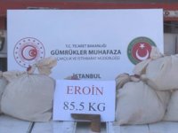 Pendik Limanı'nda 85.5 kilogram uyuşturucu ele geçirildi