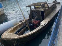 Seferihisar’da kaybolan Yaman isimli tekne, 1 yıl sonra sahibine kavuştu
