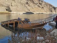 Keban Baraj Gölü’nde batan tekne ile ilgili inceleme başlatıldı