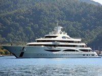 Mega yat Lady Gulya, Marmaris'e geldi