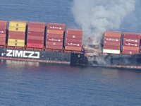 Kanada’da Zim Kingston konteyner gemisinde yangın çıktı