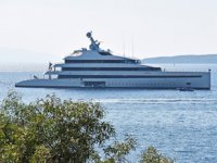 Çevreci mega yat Savannah, Bodrum’a geldi