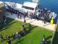 Şile’de Kaya-X isimli balıkçı teknesinde 40 göçmen yakalandı