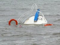 Ordu’da balıkçı teknesi fırtına nedeniyle alabora oldu