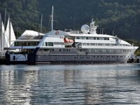 Clio isimli yolcu gemisi, Marmaris'e geldi