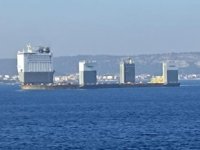 Boka Vanguard gemisi, Çanakkale Boğazı'ndan geçti