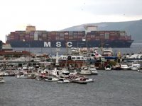 MSC Samar konteyner gemisi, Çanakkale Boğazı'ndan geçti