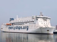 Dünyanın en büyük sivil hastane gemisi Global Mercy, gönüllüleri bekliyor