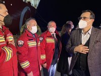 Fatih Dönmez, Yavuz sondaj gemisi personeliyle buluştu