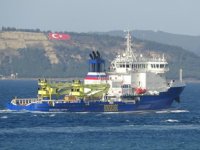 Rus askeri lojistik gemisi, Çanakkale Boğazı’ndan geçti