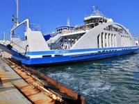 İzmir’in yeni feribotu Mavi Körfez sefere başladı
