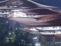 Çin’in yeni feribot limanı, uzay üssüne benziyor