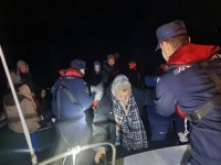 Bodrum’da 18 düzensiz göçmen kurtarıldı