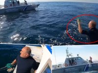 Türk balıkçı İlker Reis, Yunanistan Sahil Güvenlik ekiplerine haddini bildirdi