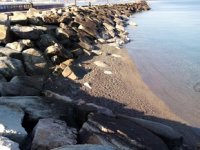 Bandırma'da deniz çekilmesi devam ediyor