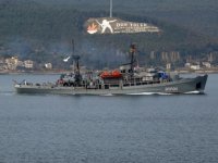 Rus askeri kurtarma gemisi, Çanakkale Boğazı'ndan geçti