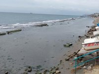 Tekirdağ’da deniz 15 metre çekildi, kral yolu ortaya çıktı