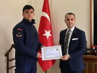 Enez Sahil Güvenlik ekibi, 'Başarı Belgesi' ile ödüllendirildi